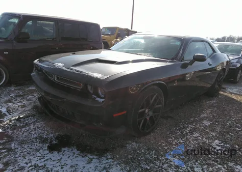 2016 Dodge Challenger R/T Scat Pack z USA, uszkodzony, nr VIN 2C3CDZFJXGH255612